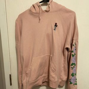 Pink hoodie